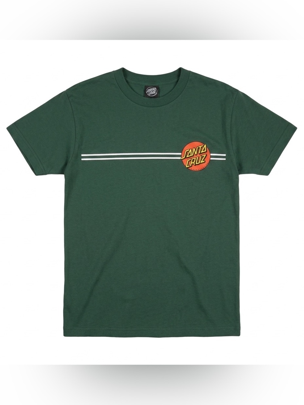 Santa Cruz Skateboards Forest Green Tee with Retro Logo